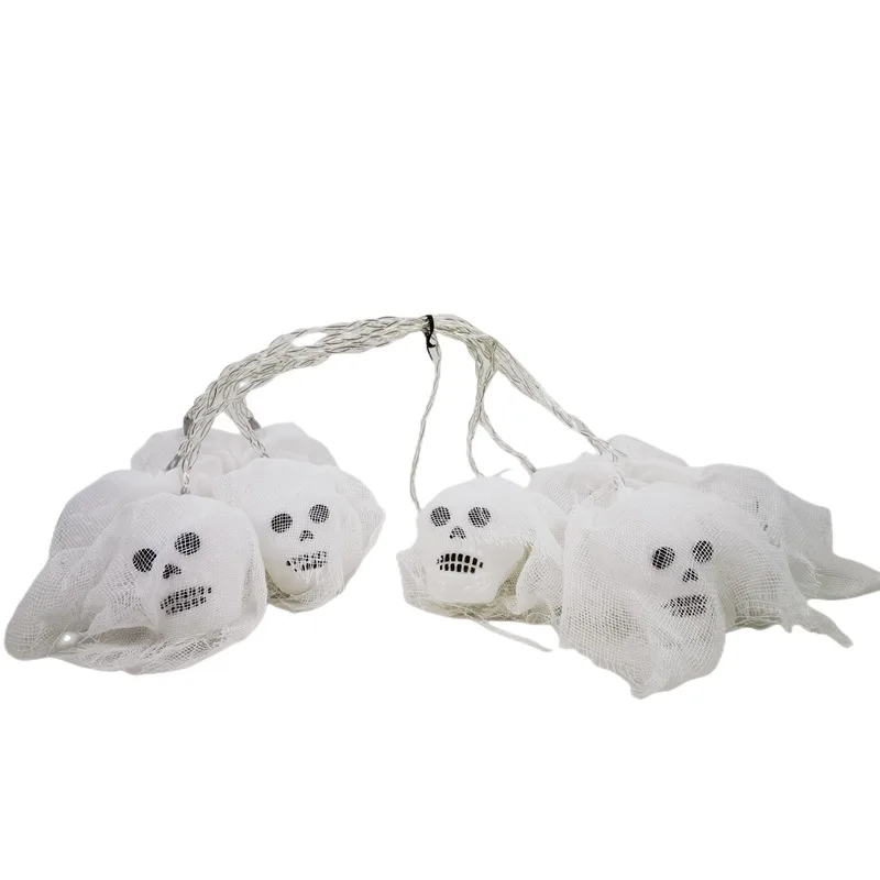 Halloween skeleton light string led ghost Festival atmosphere decoration horror haunted room ghost light string