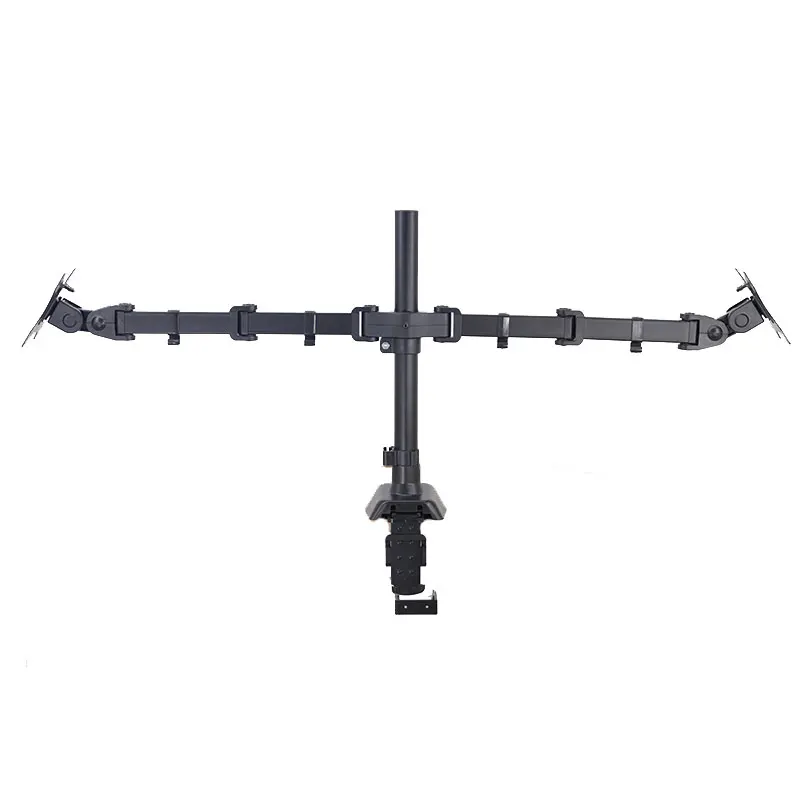 Wholesale universal dual arm monitor stand and laptop mount monitor wall mount arm support 32 inch LCD flat screen