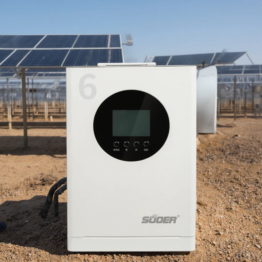 Suoer SMP-series 60A 12v 24v 36V 48v MPPT Solar Char Controller for Lighting LCD Display 50A/40A/30A/80A Rated Current Options