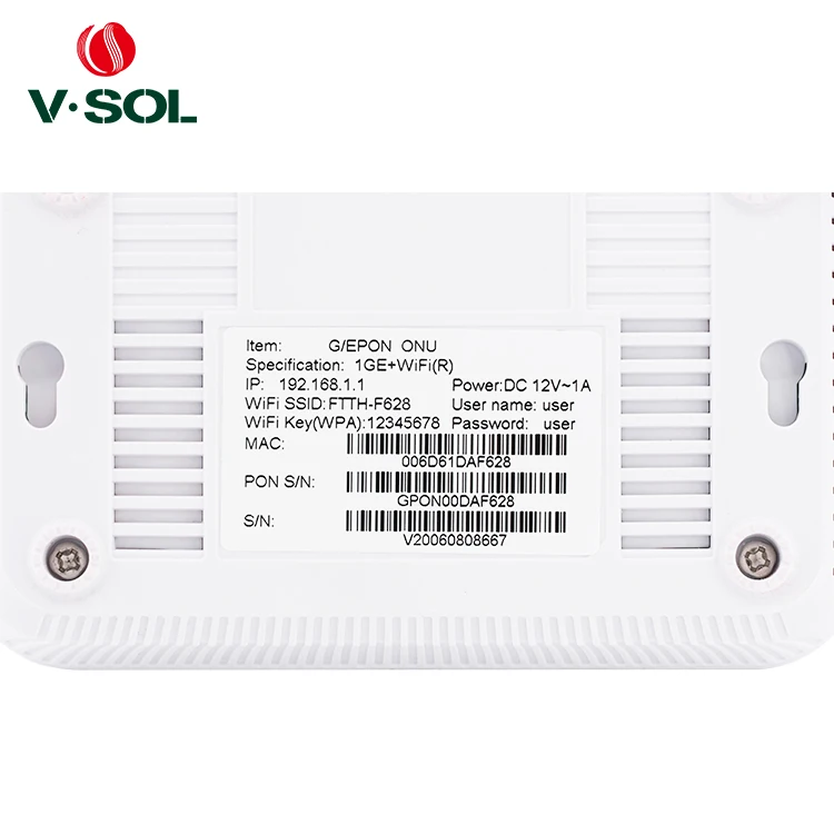 Оптоволоконный беспроводной маршрутизатор FTTH EPON ONU 1GE +