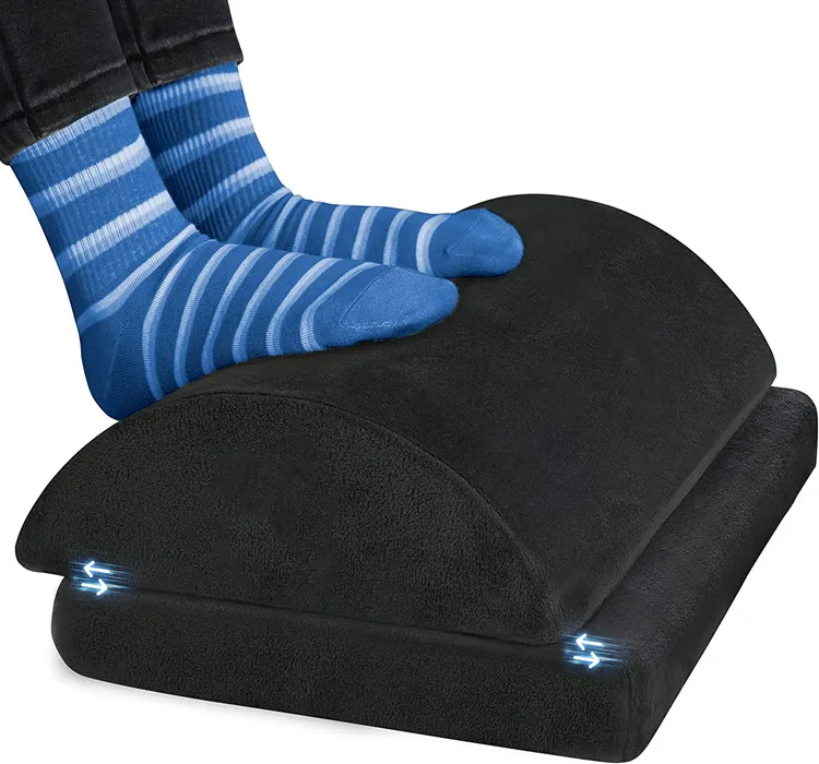 Wholesale Foot Rest Pillows Under Desk with Ergonomic Height,Soft Foam for Foot Stool Pillow,Foot Rest Pillow