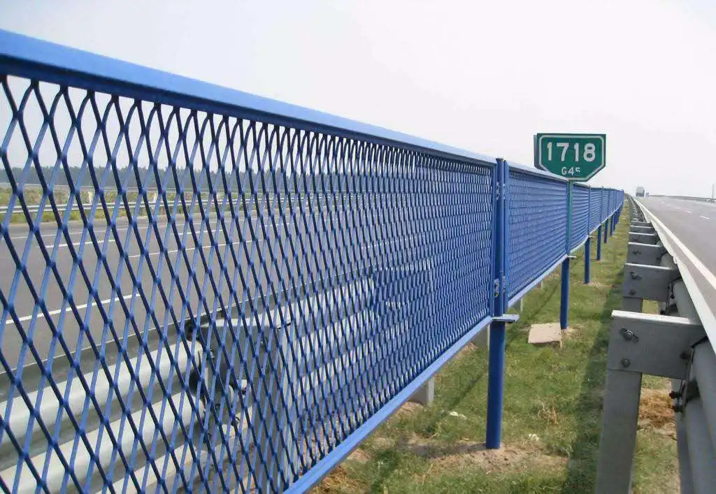 
Quality materials temporary high speed guardrail Iron frame fence 