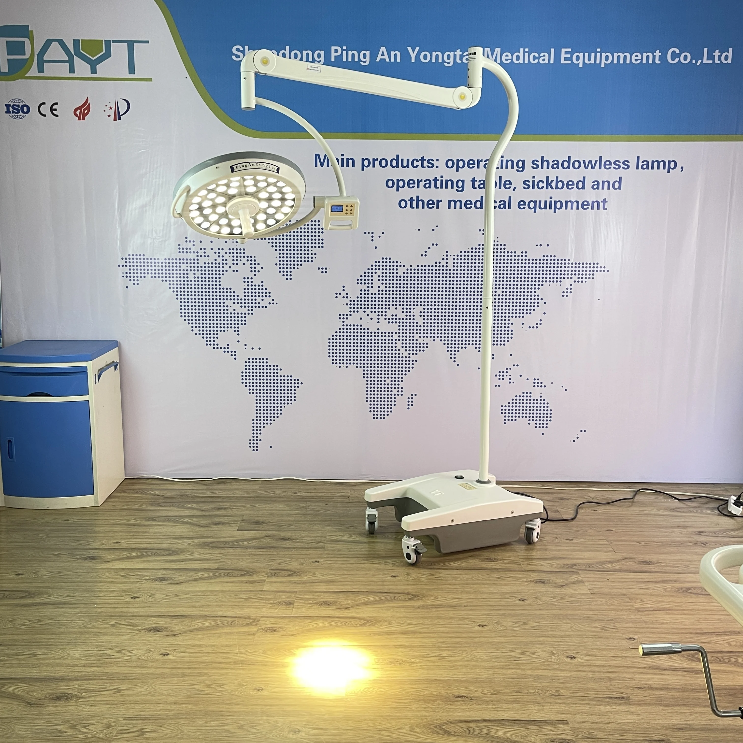 Mobile surgical shadowless lamp medical surgical examination light shadowless led surgical lamp