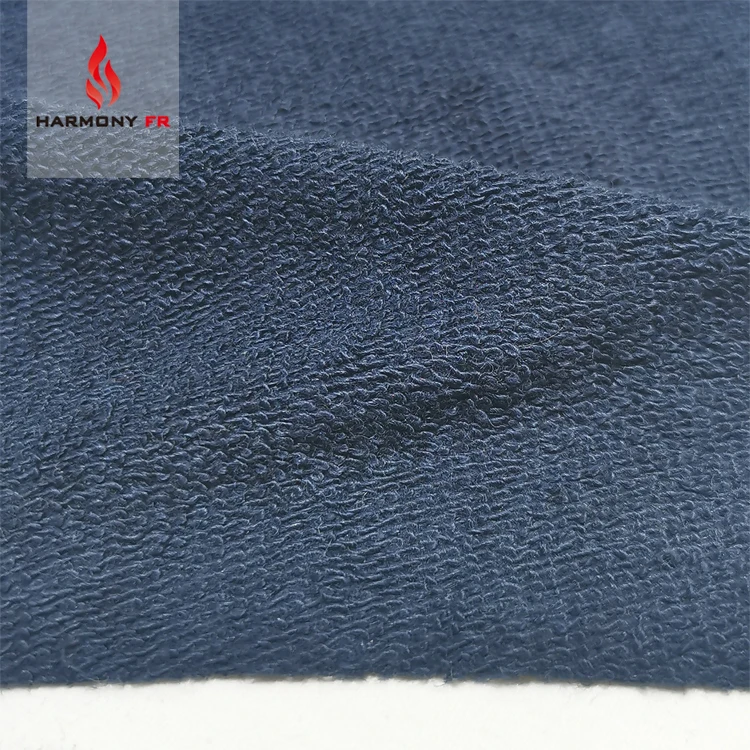 Custom Fire Retardant Modacrylic/FR Viscose/Aramid Terry Fabric