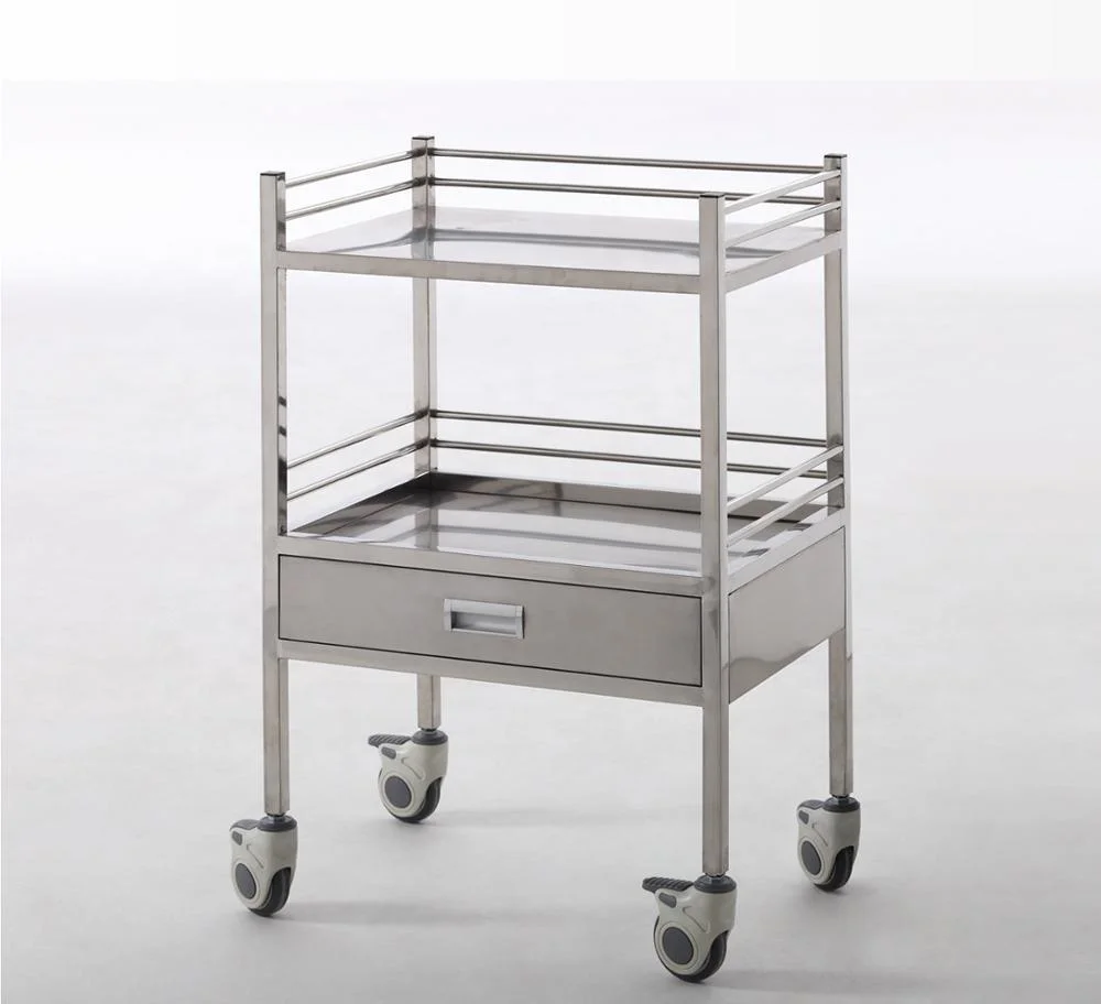 
F-21Stainless steel trolley for appliances, hot sell medical trolley 