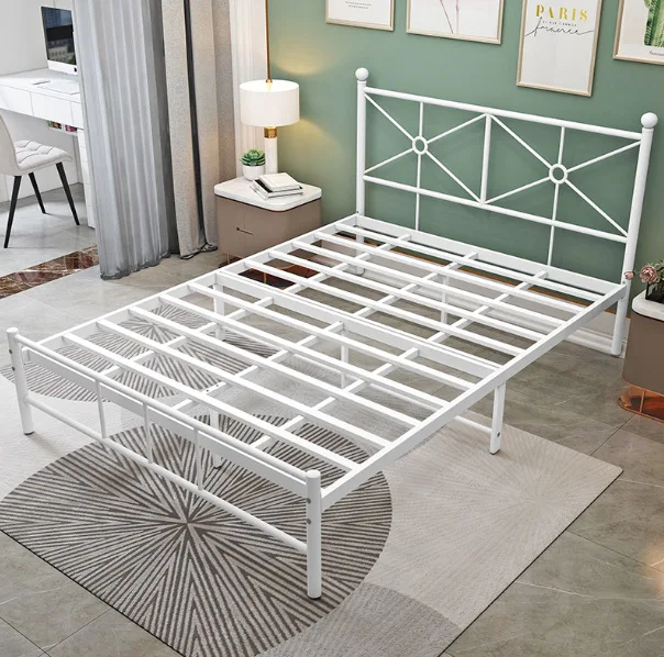 Kainice Adult Iron Bed China Factory New Design Double Metal Bed High quality