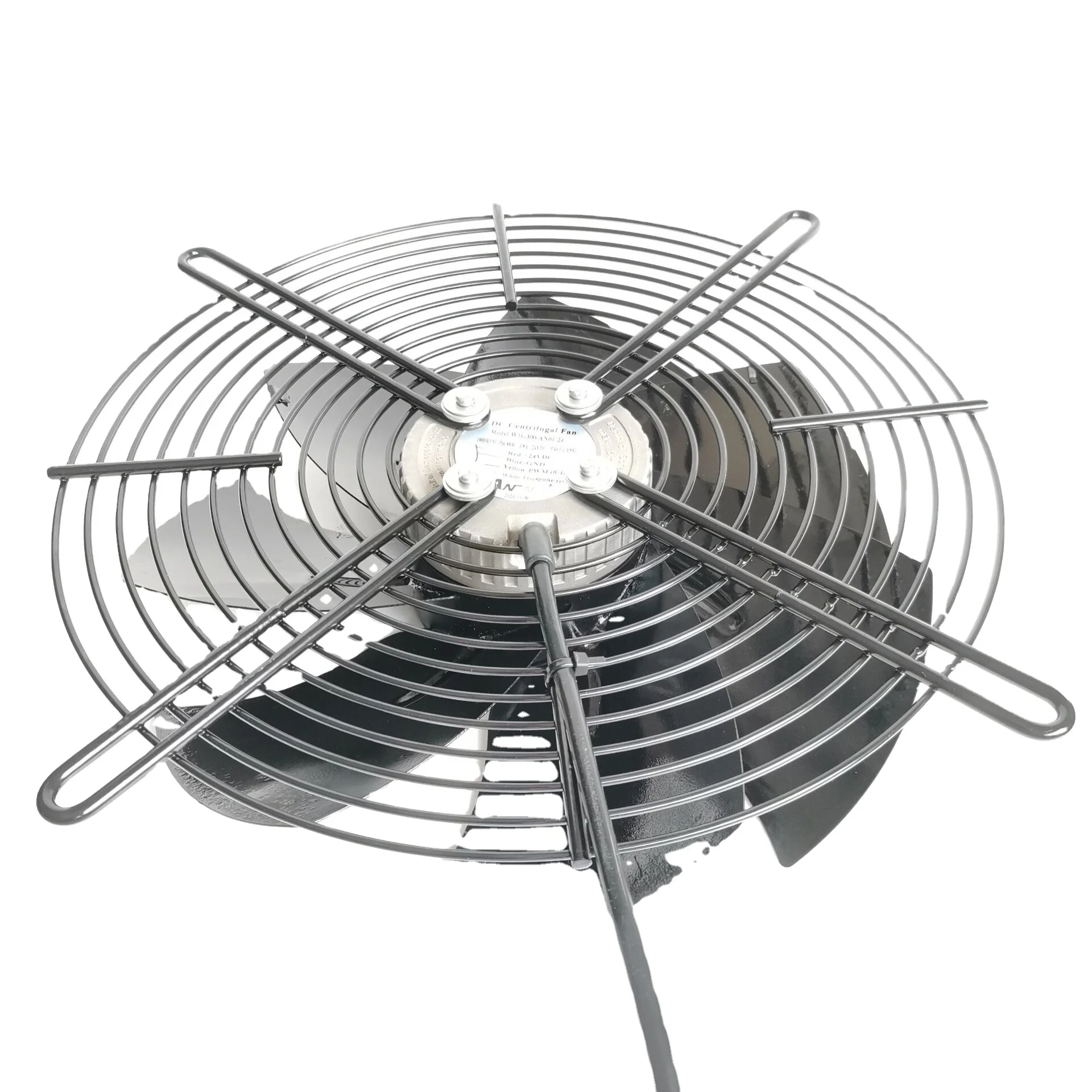 300mm  axial  fan industrial air cooling ventilation evaporation fan for solar air conditioner
