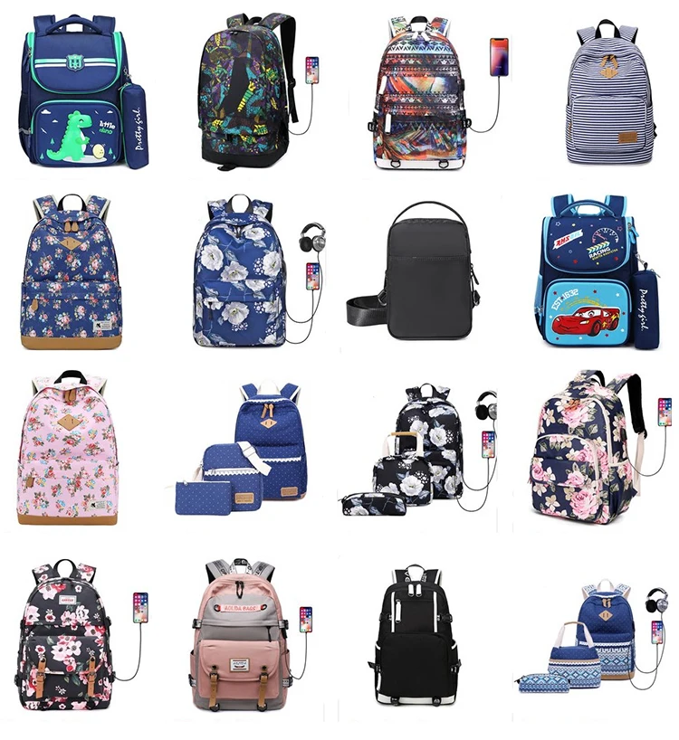 New Arrival Backpack for Female School Bag Literary Lightweight Travel Loungefly Backpack Simple Outdoor Bag Laptop Backpack