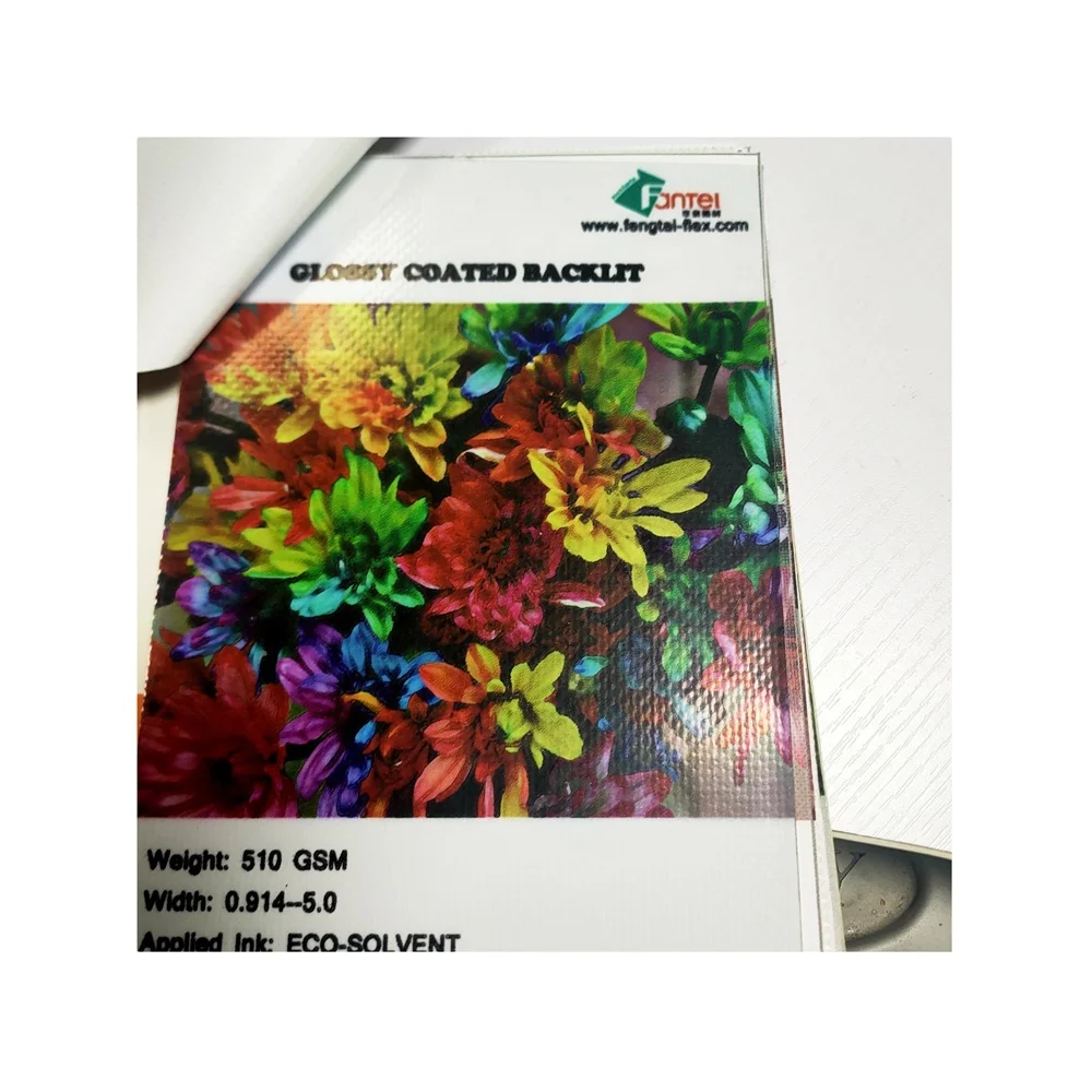 Outdoor Printing PVC Lona Rolls Advertising Material Frontlit Flex Banner Coated Laminated Pana Flex Post Signboard Banner