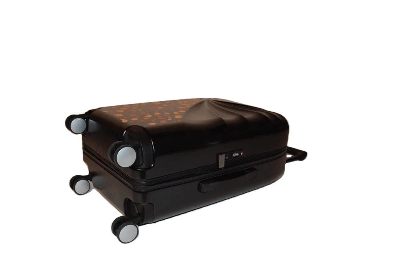 Hot sale simple design travel ABS bayer carry-on trolley suitcases traveling bags luggage sets