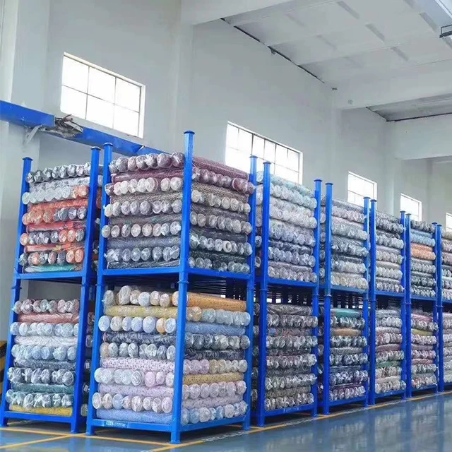 Steel Stack Carpet Rack and Fabric Rack