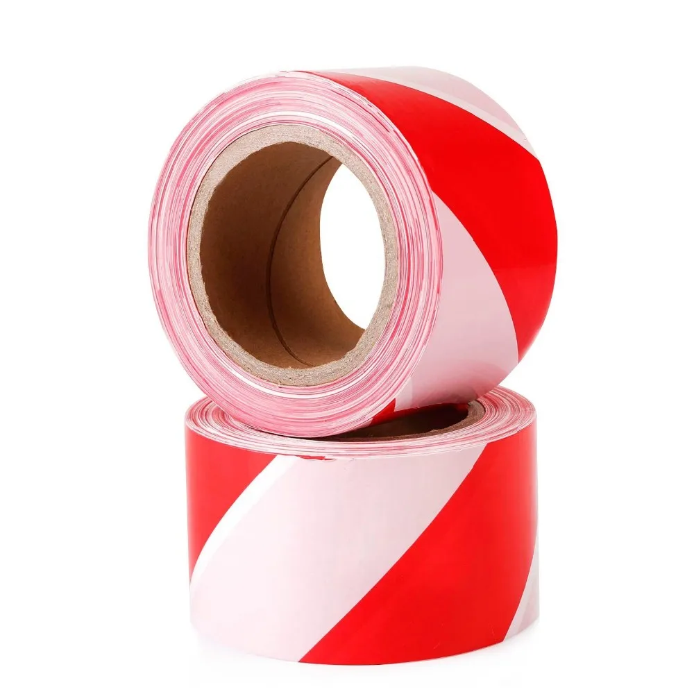 White Underground Warning Tape PE Material Customizable 80mic Printed Roll Barricade Isolation Wholesale Road Safety Products
