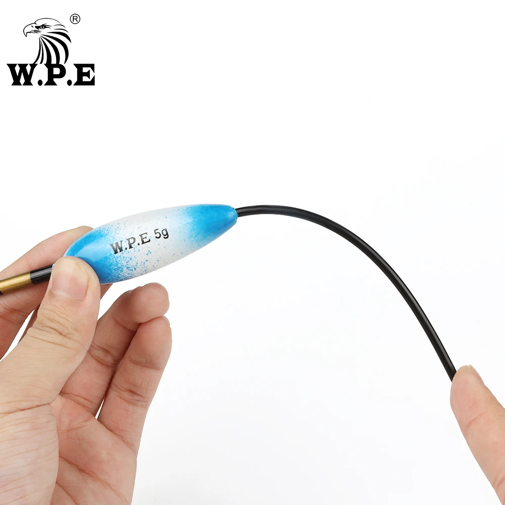 W.P.E 5pcs/lot Fishing Floats 3g/4g/5g/6g Barguzinsky Fir Floats Buoy Bobber  Multicolor Fishing Tackle Pesca