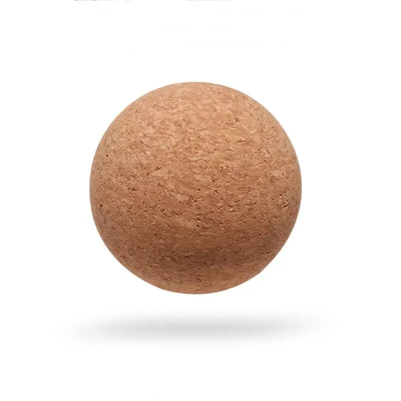 Customized Logo Small Yoga Ball Cork Yoga Massage Ball For Massage