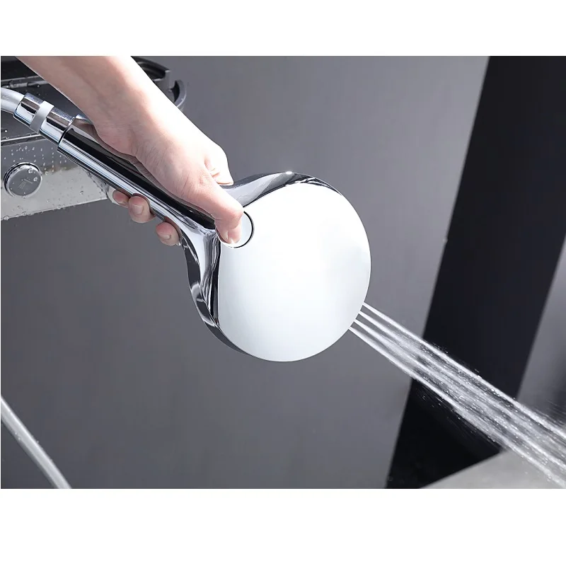 Brass ABS Bathroom Shower System Hot and Cold Bathroom Shower Mixer