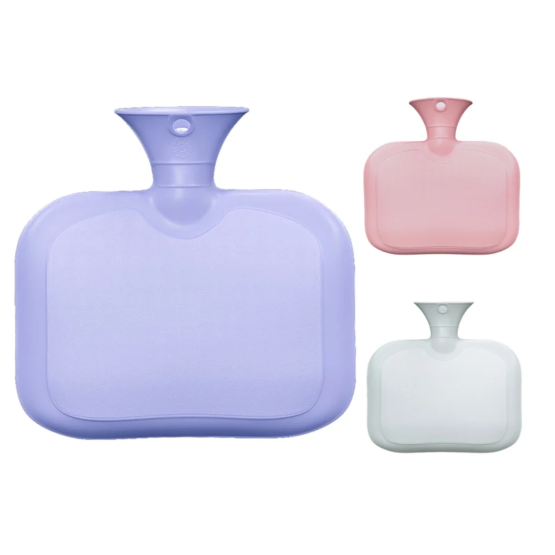 Пользовательский печатный логотип высокая плотность серый маленький большой корпус мягкая пушистая флисовая сумка Л Сумка для горячей воды