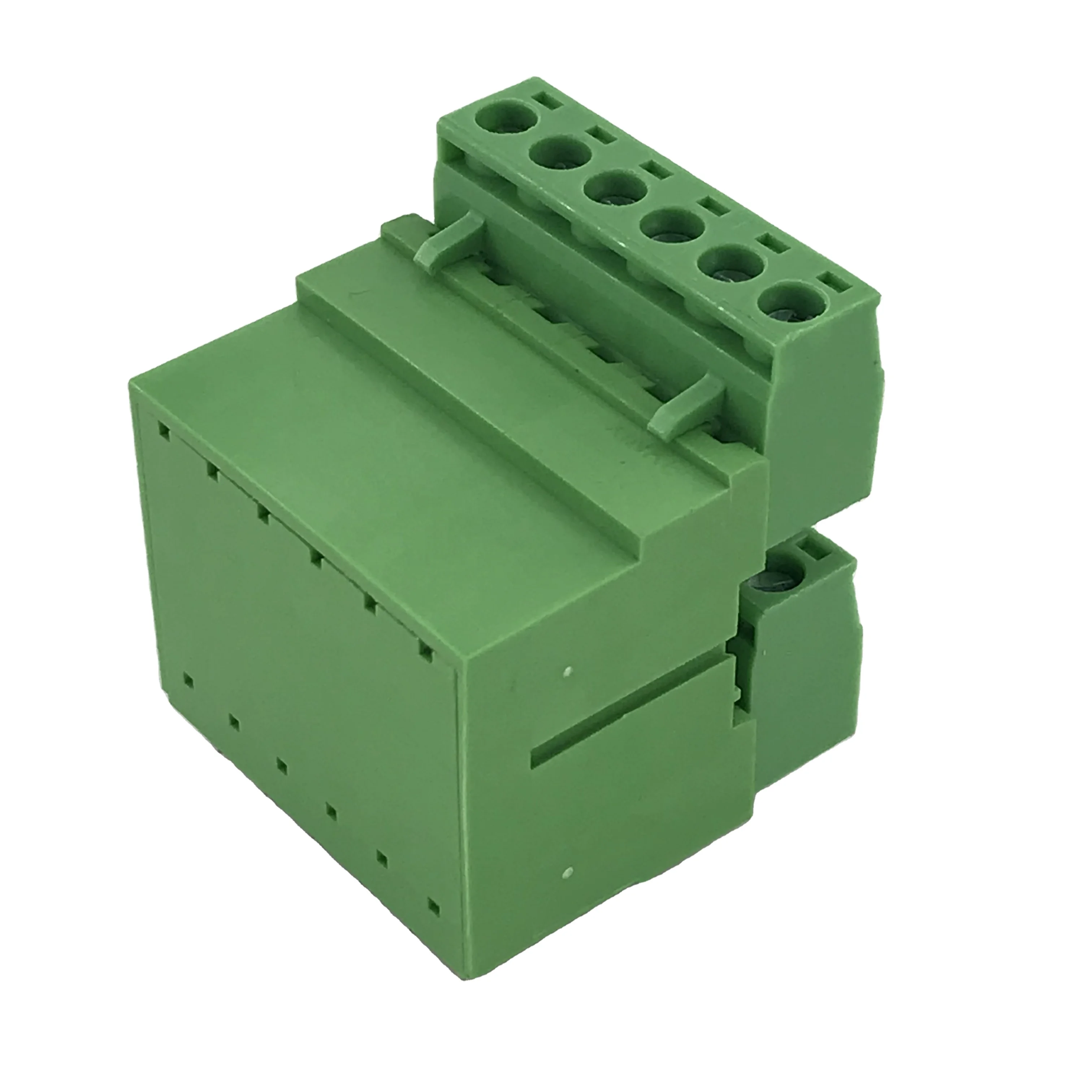 Двухрядный подключаемый клеммный блок печатной платы с шагом 5,08 мм, двухслойный прямоугольный штырь, штекер и гнездо