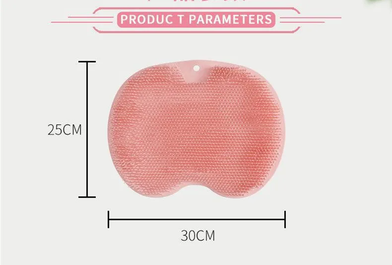 Soft Silicone Bristles with Non-Slip Suction Cups Silicone Massage Brush Bath Mat Foot Bath Massage Brushes Bathroom Accessories