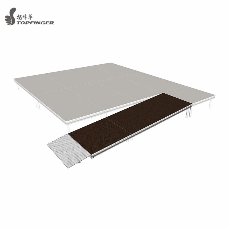 TFR New products 3m x 3m Tiered Seating-Choir Riser Portable Stage System nivtec stage for event