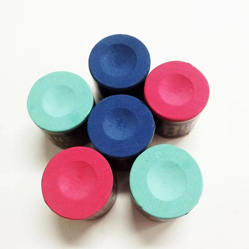 High Quality Chalk Round Blue Green Pink Colors Billiard Chalk Pool Snooker Cue Professional Billiard Accessories