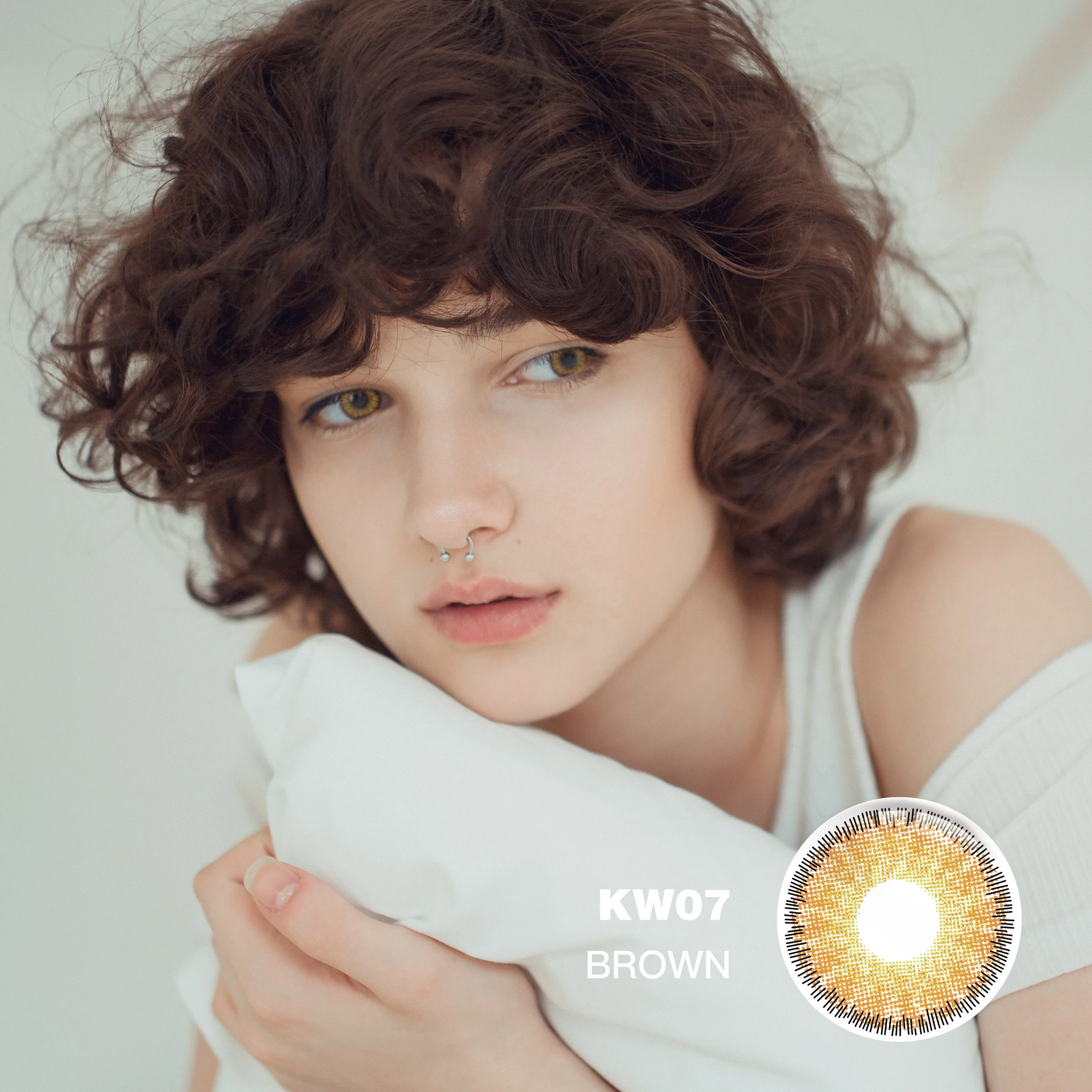 Comfortable Great Quality  Contact Lenses Wholesale Yearly Natural Free design Colored Contact Lenses