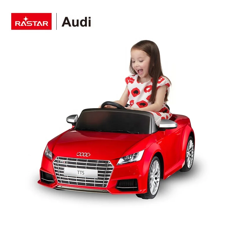 RASTAR Audi TTS Models 2.4G 12v Electric Ride on Toys Baby Car Battery Plastic Unisex 3 to 8 Years 30KG CN;GUA
