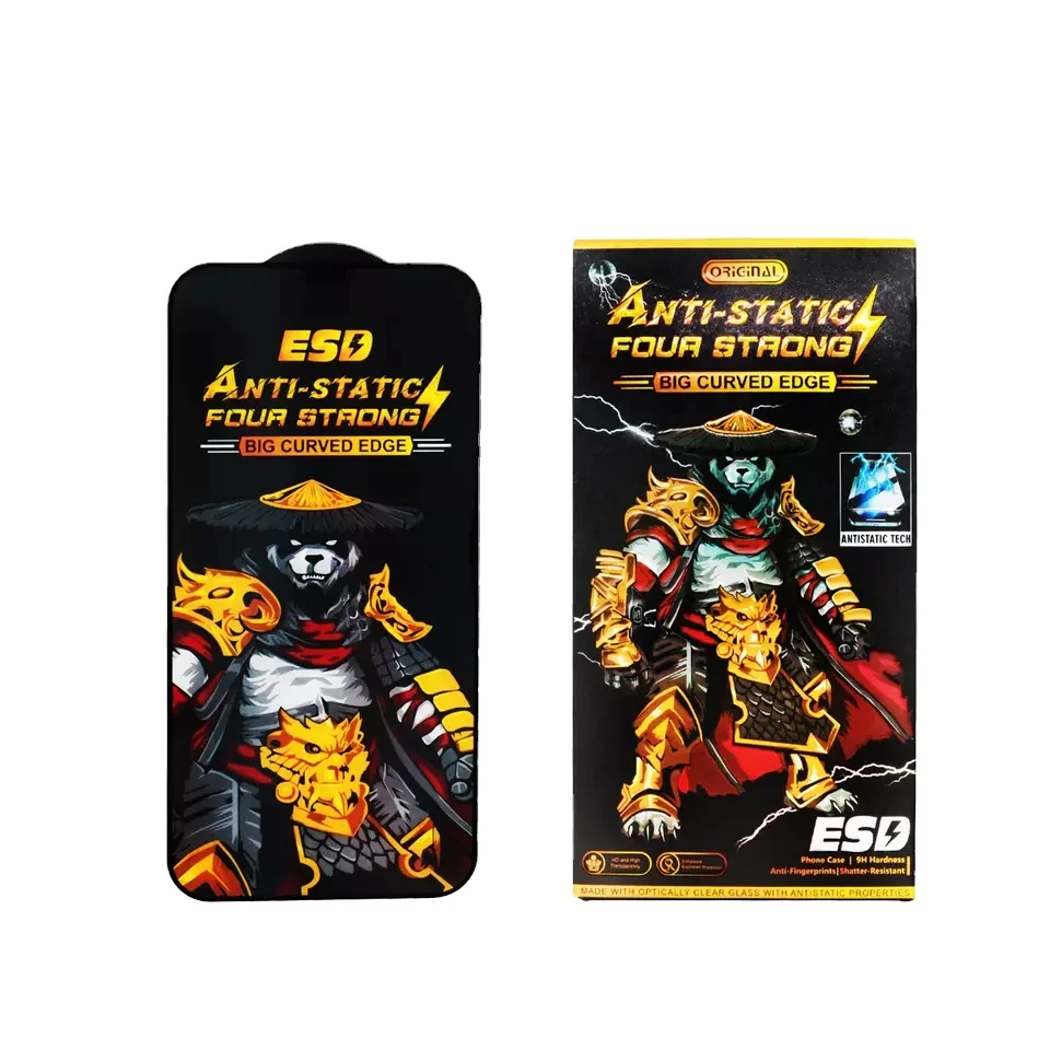 Factory wholesale Anti-static ESD tempered glass screen protector for iPhone 14 plus pro max