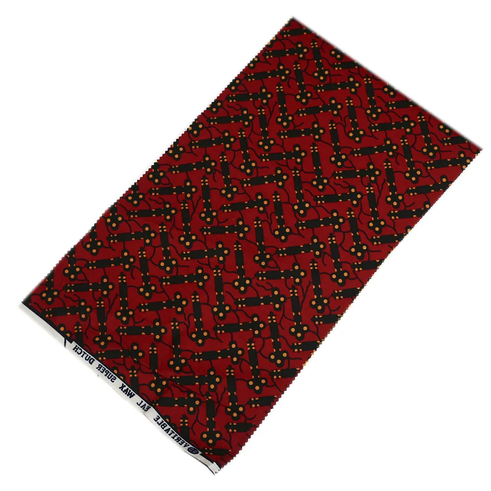 Ankara 100% Cotton Prints Wax Fabrics Page 6yards High Quality African Wax Fabric Nigerian Style For Women