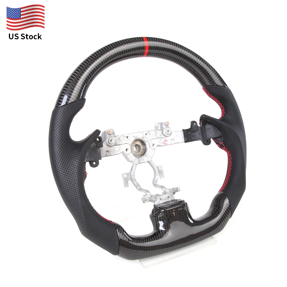 US Warehouse Carbon Fiber G37 Steering Wheel For Infiniti G37 Sedan Parts G37 Steering Wheel 2009 2010 2011 2012 2013