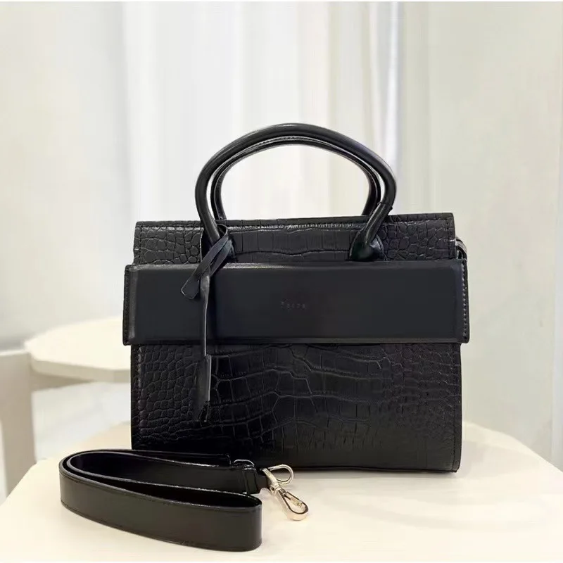 Hot selling shoulder bags women handbags ladies alligator pattern handbags female fashion trendy pu leather tote bags for women