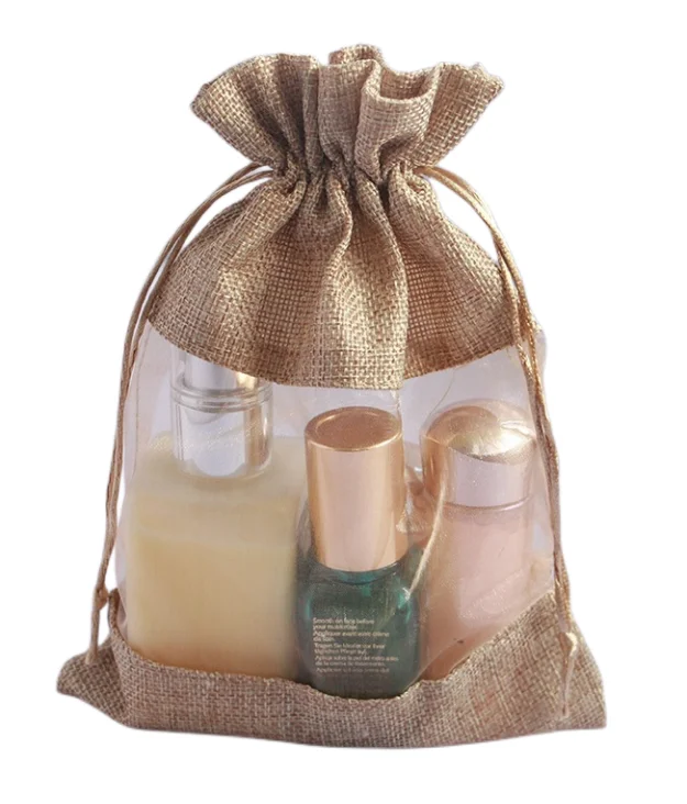 Logo Custom Gift Packaging Bag Solid Color Organza Bunch Pocket Jewelry Bag Cosmetic Gift Pearl Yarn Bag