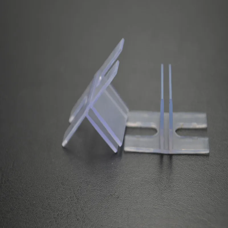 T shape china manufacture supply plastic pvc display strip clear PD-4043