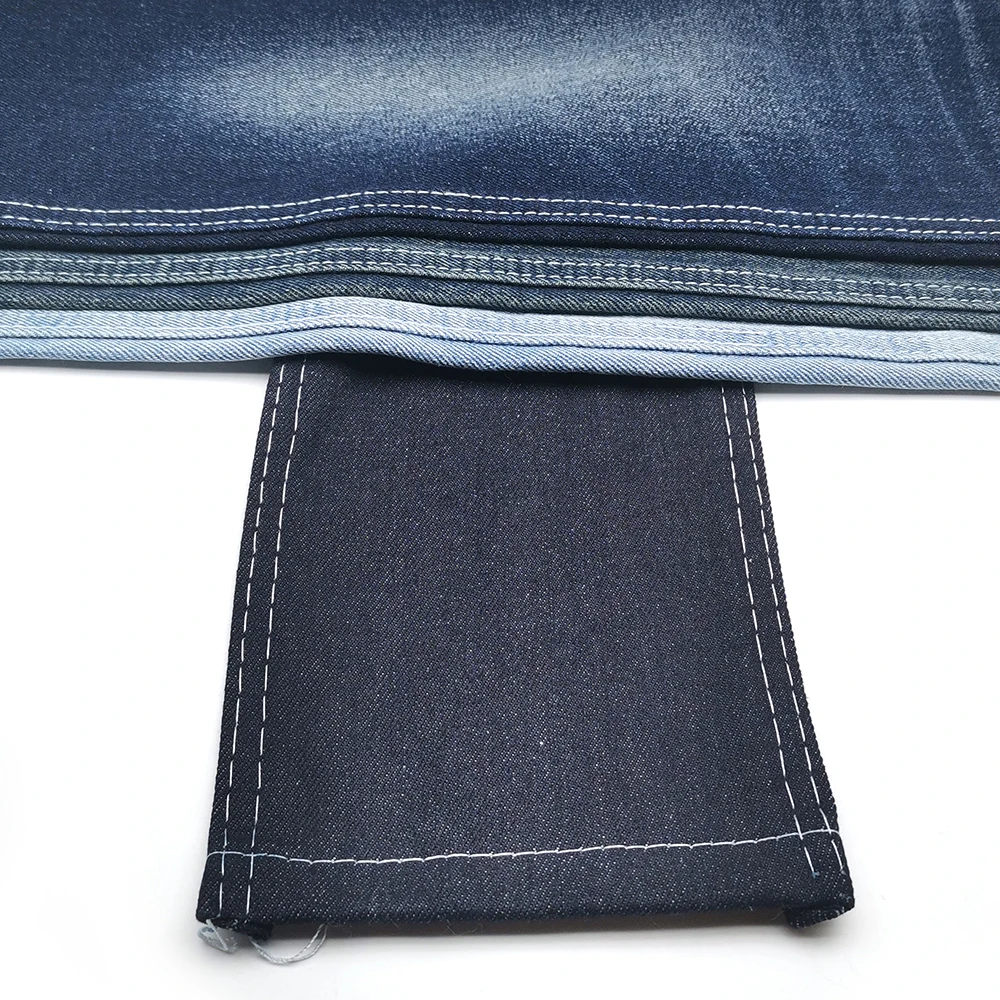 13oz TR Denim Fabric with Crosshatch Slub 100 Cotton Denim Fabric Hot Selling in India 3SB3082