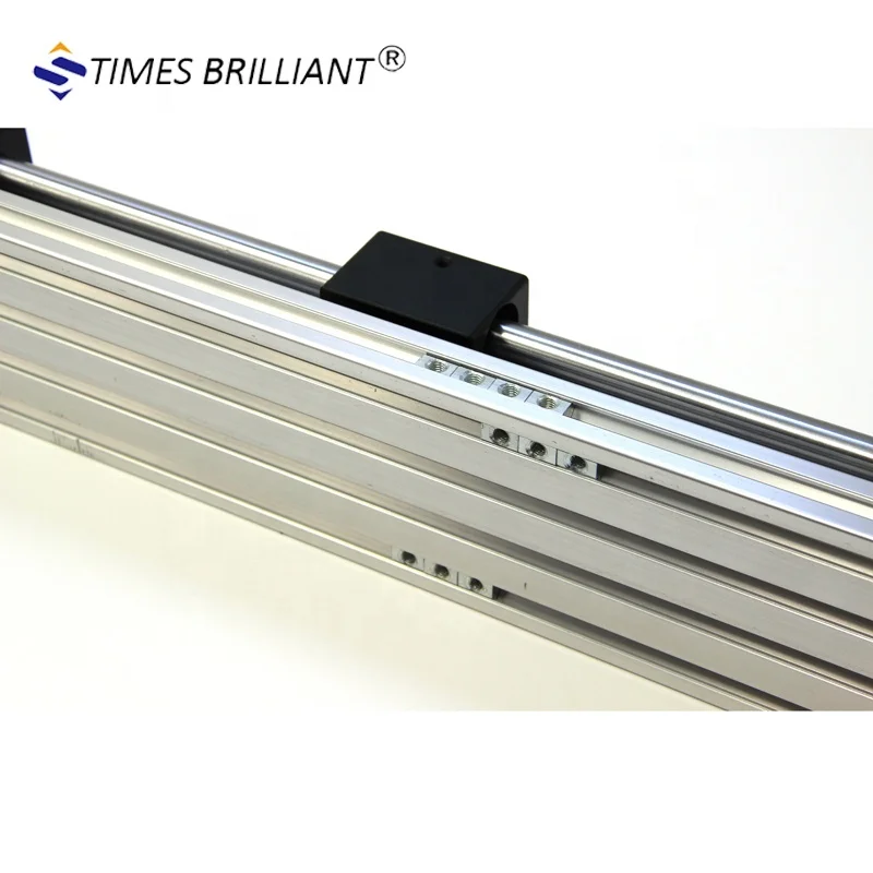 Cheap price Customized 400mm travel length Aluminium ball screw linear rail guide for cnc cutting drilling translation stage