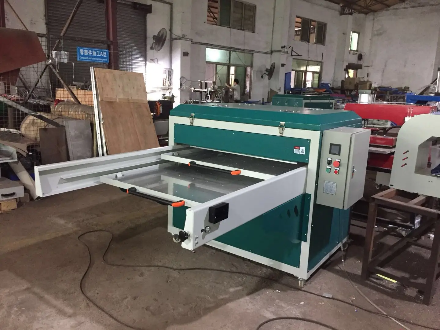 33*39'  large format 1 side 2 stations sublimation heat press machine for t-shirt/polo t-shirt/jersey/sportswear/skirt/fabric