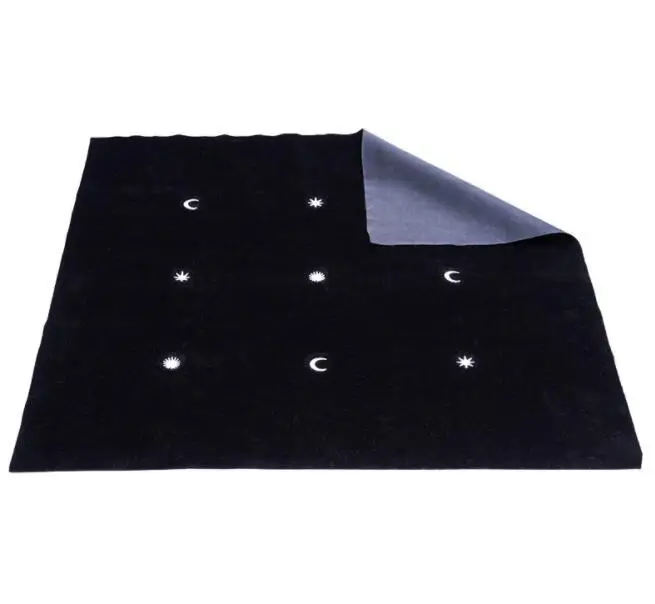 Бархатная скатерть большого размера Xingyue с вышивкой, фланелевая скатерть с пентаграммой и карточкой, дешевая скатерть для стола