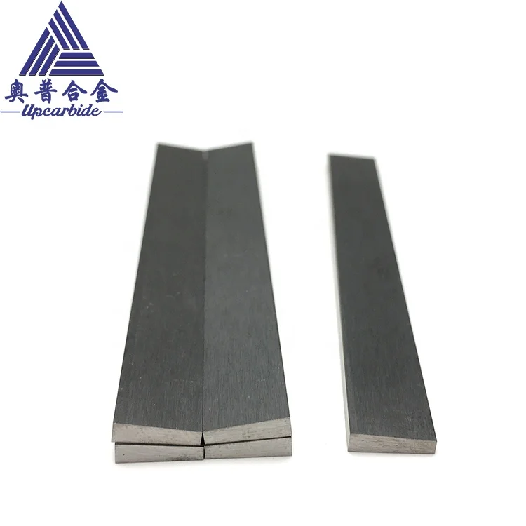 Grade YG6 Unfinished Excellent Hardness Cemented Carbide Flat Bars Fresh High Wear Resistance Tungsten Carbide Strips
