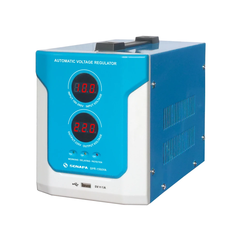 Factory Directly 5000va Ac single Phase Automatic relay type Control Voltage Regulator Stabilizer