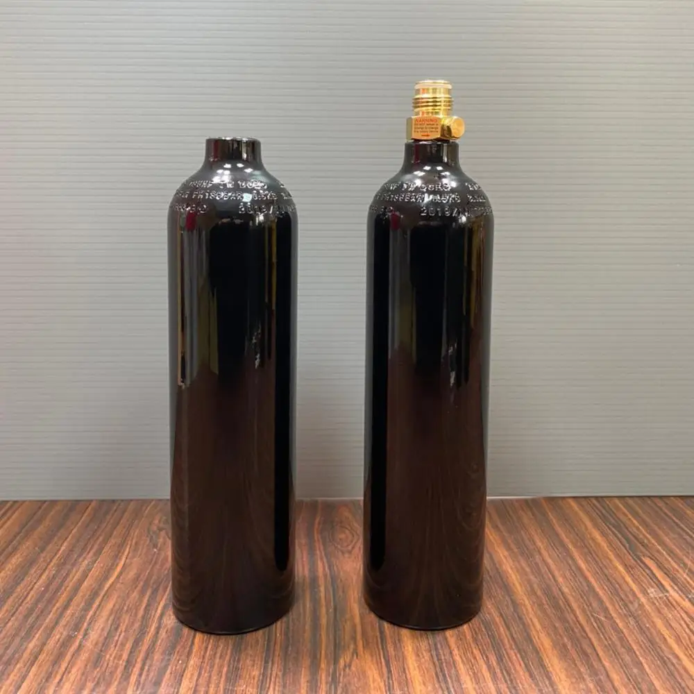 12 унций Прямая продажа с завода 0,5л алюминиевый цилиндр CO2 Пейнтбольный бак с клапаном ВКЛ/ВЫКЛ