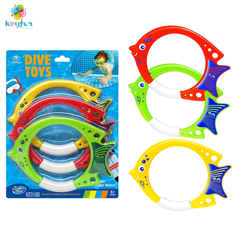 new items outdoor sport summer toys pool swimming Rings water toys rings children underwater Sports play kids diving toy