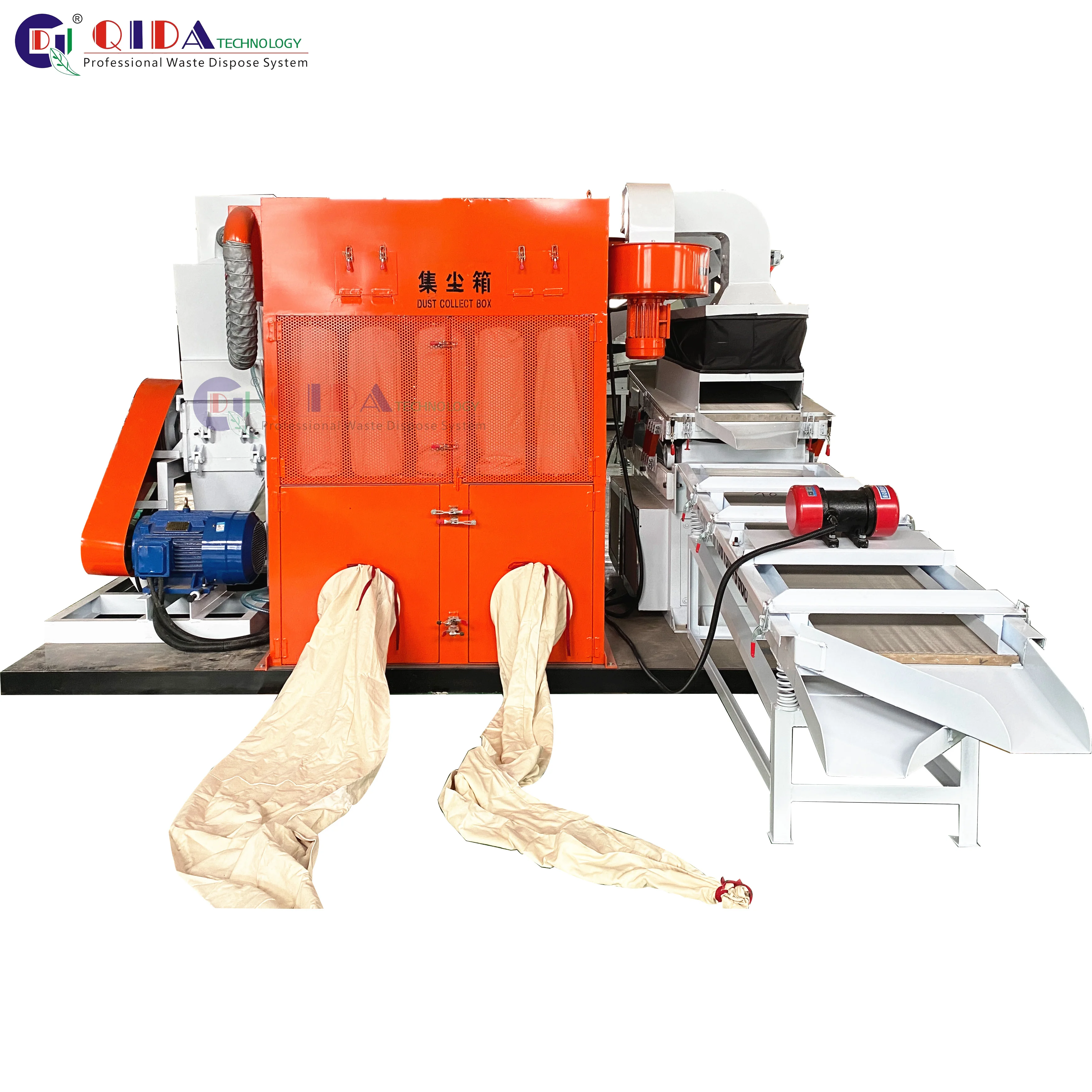 QD-400S Mini Copper Granulator 200-400 kg/h Mini metal shredder /steel shredding machine /waste cable copper wire shredder