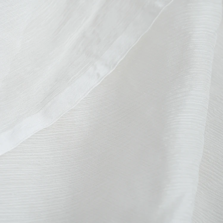 Wholesale Chinese Raw Silk Crepe Fabric 108cm Pure Silk Fabric for Hijab 100% Puresilk Fabric