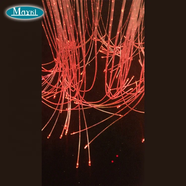 50cm Round Fibre Optic Waterfall Corner Shower Fiber Optic Waterfall for Sensory