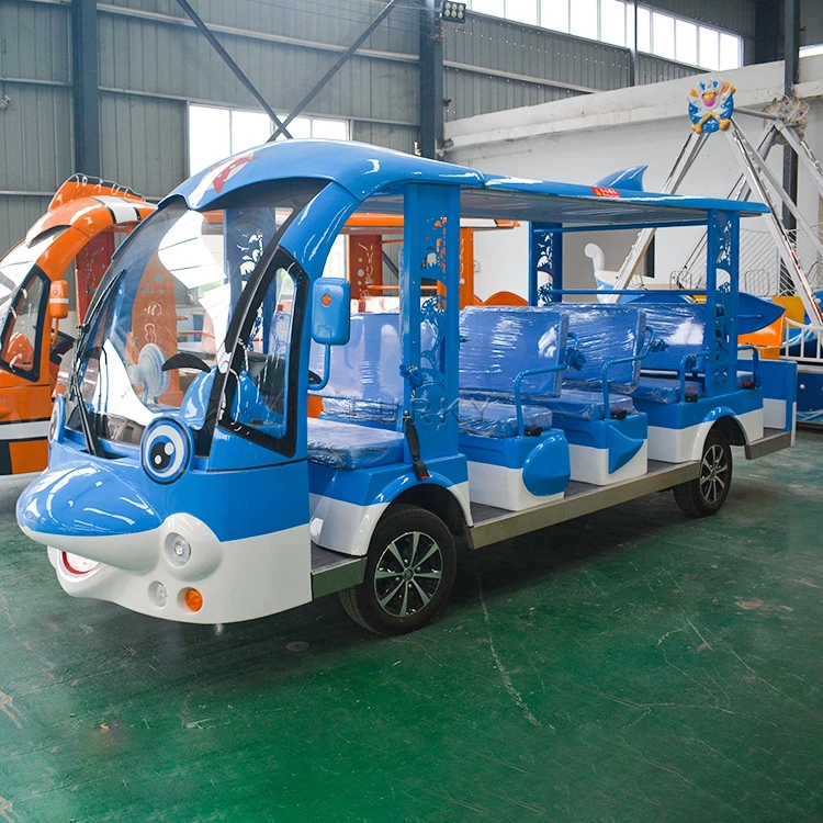 Сертификация CE 14 пассажиров Электрический экскурсионный автобус туристический электрический автомобиль на