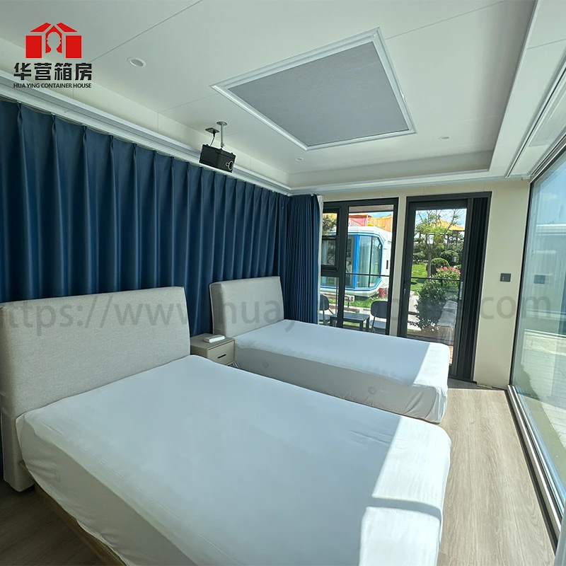 Direct Sale Prefab House Bed Hotel Cabin Modular Hotel Space Capsule Travel Resort Space Capsule Small Mobile Home Mode