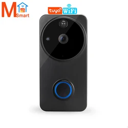 Tuya WIFI Doorbell Ring Video Wireless Intercom Doorbell Home Security Two-Way Audio Door Bell 1080P Camera Smart Doorbell