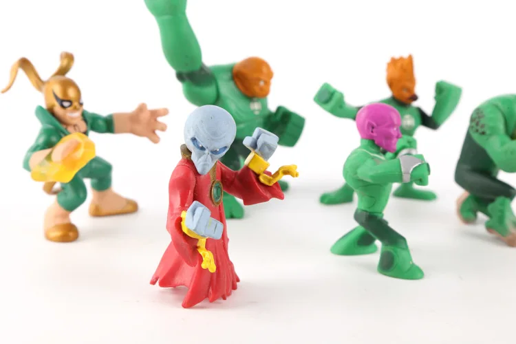 Custom Made Mini 3D Super Hero Cartoon Plastic Figurine Models Customized Collectible 3D Figurine Set Miniatures