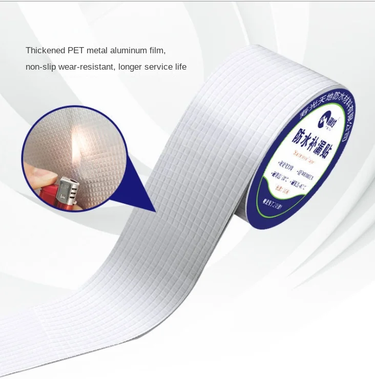 Brand New Durable Super Strong Fiber Waterproof Butyl Leak Repair Bus Roof Leakage Seal Tape Fix With High Quality