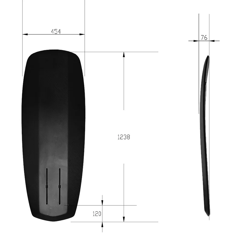 Outdoor Sport Waterplay Carbon Fiber Surfboard Surfing Pumping Windsurf Wing Kite Foilboard Hydrofoil with Board