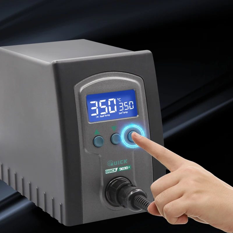 Reasonable price Soldering Iron 70Watts with Adjustable Temperature Controlled soldering station Quick 969D+